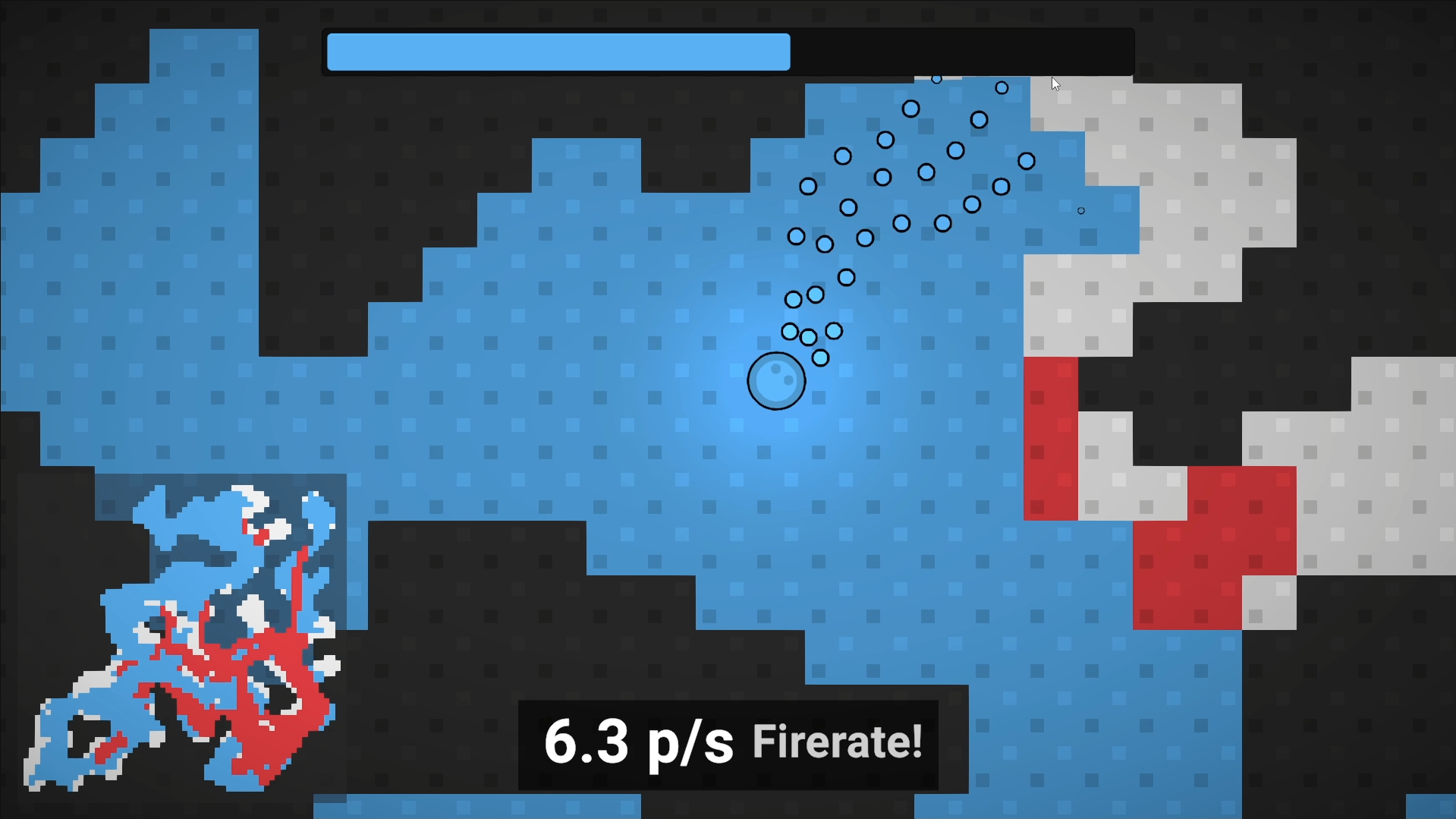 Painting with triplet shots